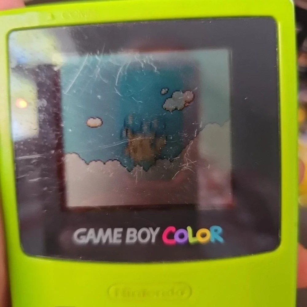 Vtg Nintendo Game Boy Color LOT 3 Pokemon Pikachu Crystal Blue Game Camera WORKS